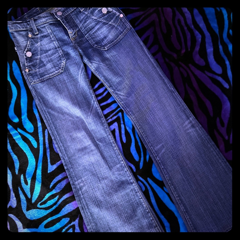 Rock & Republic Blue Flare Jeans